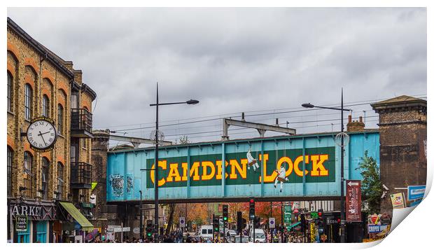 Camden Town by day Print by Jason Wells