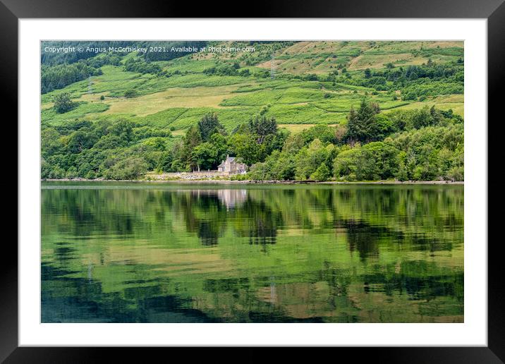 Tranquil Loch Tay, Perthshire Framed Mounted Print by Angus McComiskey