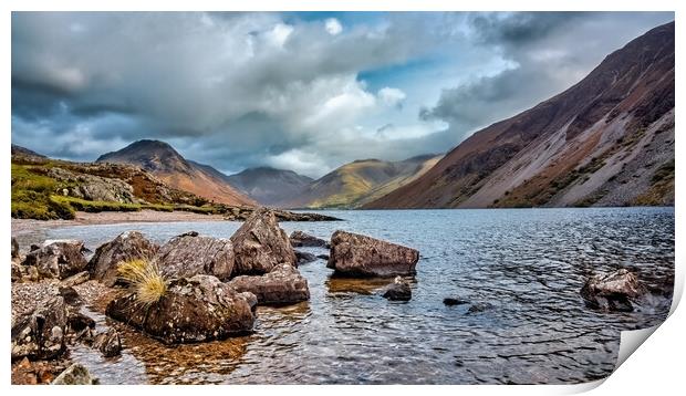 Wastwater Print by Alan Tunnicliffe
