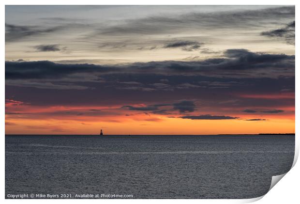 "A Serene Morning on Moray Firth" Print by Mike Byers
