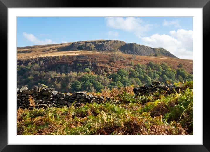 Crowden Great Quarry, Longdendale, Derbyshire Framed Mounted Print by Andrew Kearton