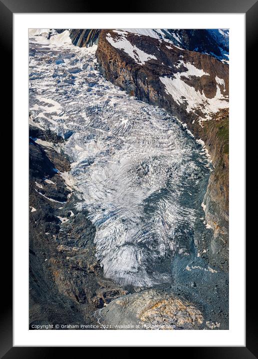 Gorner Glacier, Switzerland Framed Mounted Print by Graham Prentice