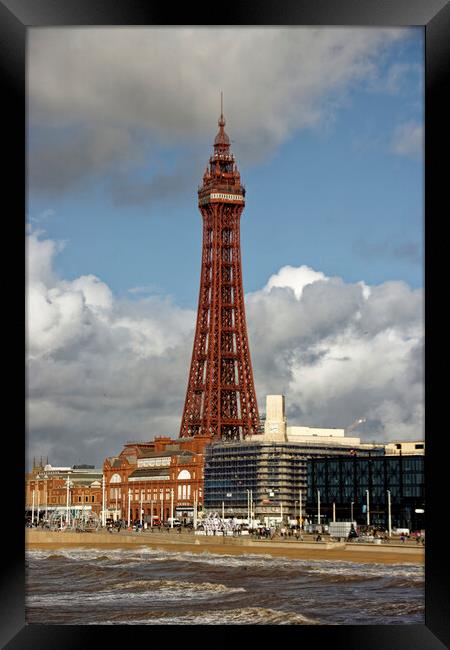 Blackpool Tower Winter 2021 Framed Print by Glen Allen