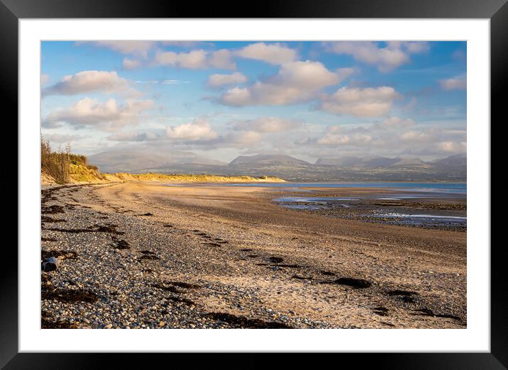 Newborough Beach. Anglesey, Wales Framed Mounted Print by Colin Allen