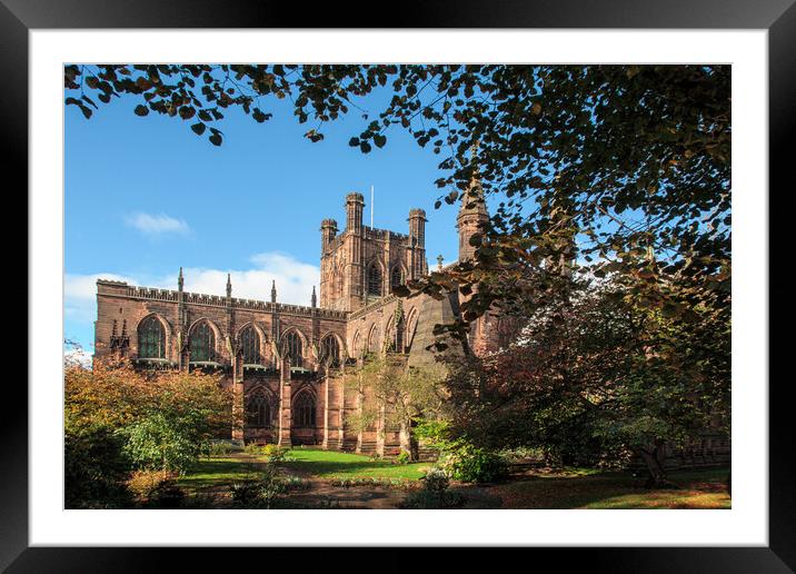 Chester Cathedral Framed Mounted Print by Wendy Williams CPAGB