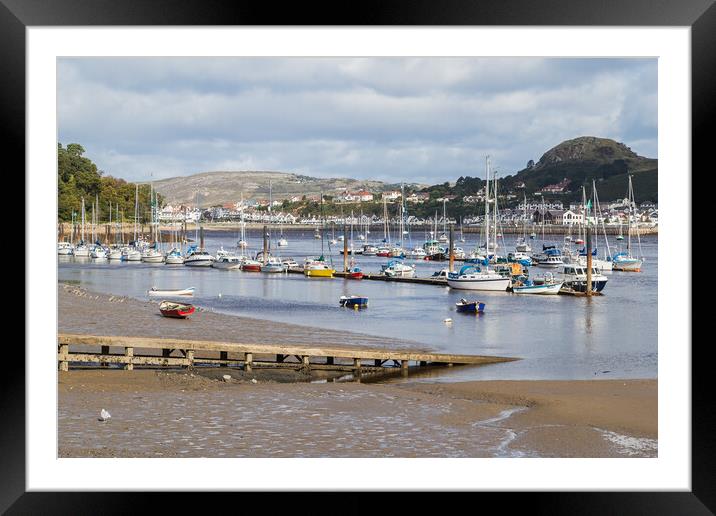 Slipway at Conwy Framed Mounted Print by Jason Wells