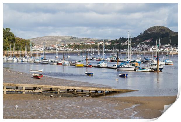 Slipway at Conwy Print by Jason Wells