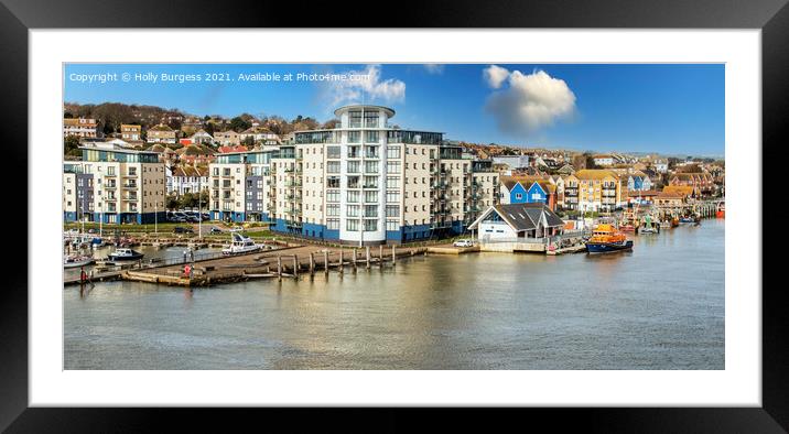 'Gateway to France, Newhaven Port' Framed Mounted Print by Holly Burgess