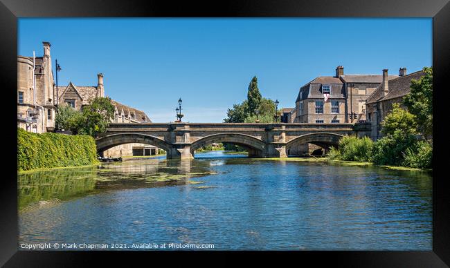 River Welland and Town Bridge, Stamford Framed Print by Photimageon UK