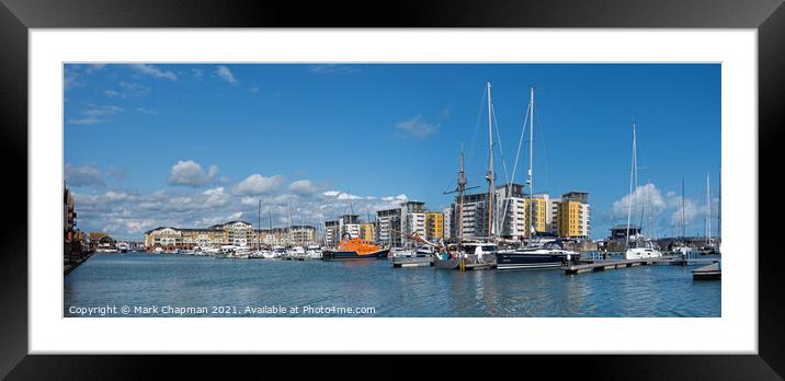 Sovereign Harbour, Eastbourne Framed Mounted Print by Photimageon UK