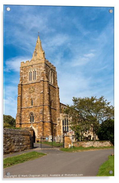 St Andrews Church, Lyddington Acrylic by Photimageon UK
