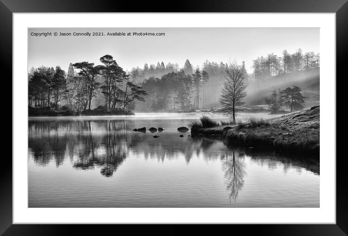 Early Light At Tarn Hows Framed Mounted Print by Jason Connolly