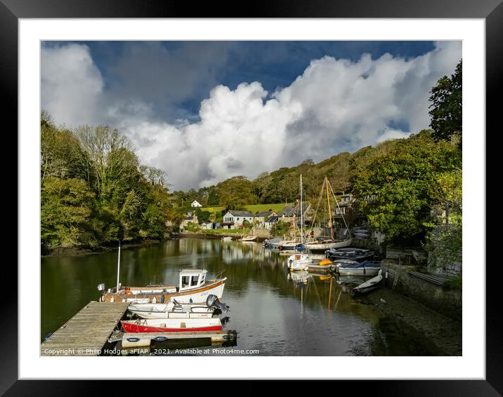 Porth Navas, Cornwall Framed Mounted Print by Philip Hodges aFIAP ,