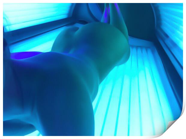 Tanning Print by Amy Rogers