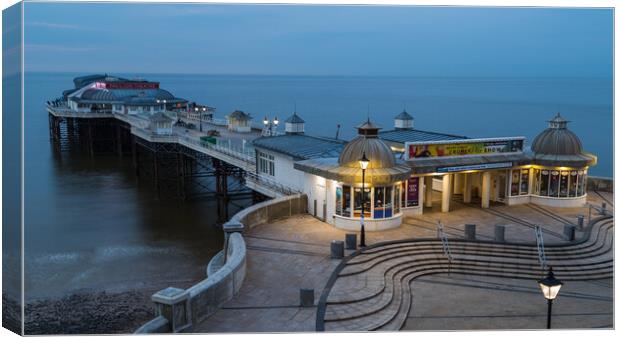 Day turns to night at Cromer pier Canvas Print by Jason Wells