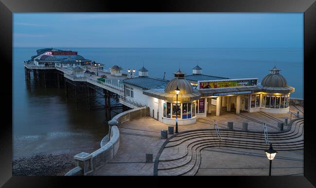 Day turns to night at Cromer pier Framed Print by Jason Wells