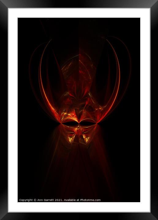 El Diablo Framed Mounted Print by Ann Garrett