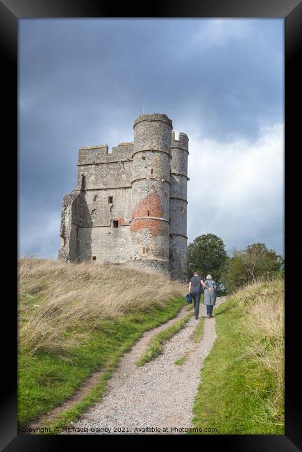 Donnington Castle, Newbury, Wiltshire, UK  Framed Print by Michaela Gainey