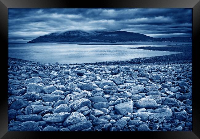 Porlock Weir Beach Framed Print by Darren Galpin