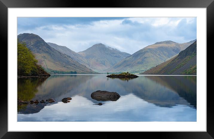 Wast Water Framed Mounted Print by Kevin Winter