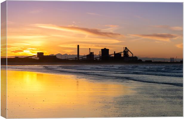 Redcar Works Canvas Print by Kevin Winter