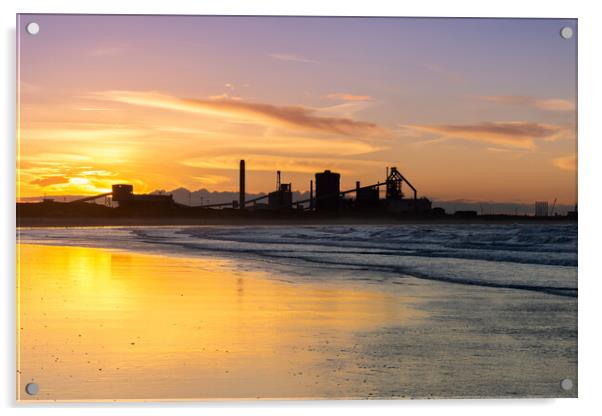Redcar Works Acrylic by Kevin Winter