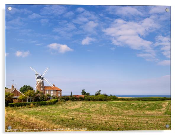 Weybourne Windmill, Norfolk Acrylic by Graham Prentice
