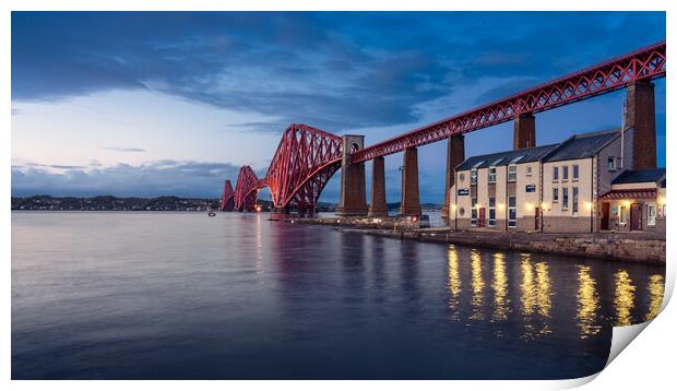 The Forth Rail Bridge  Print by Anthony McGeever