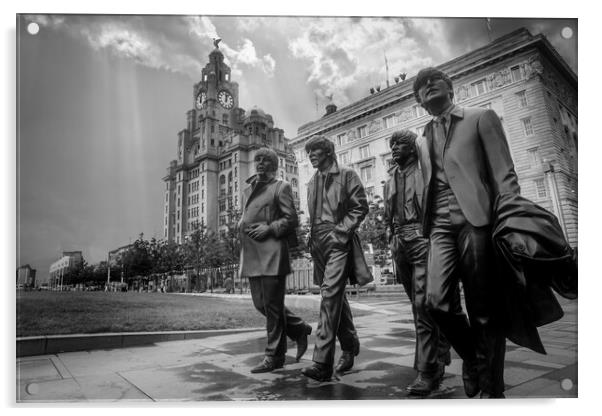 The Beatles Statue Acrylic by Picture Wizard