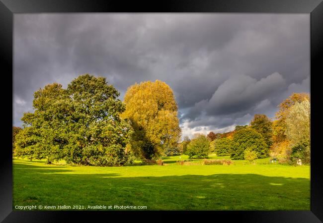 Come rain or shine Framed Print by Kevin Hellon