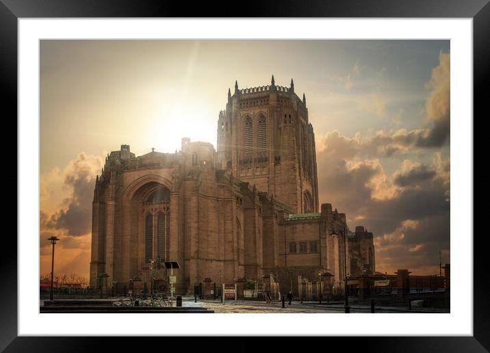Liverpool Cathedral Framed Mounted Print by Picture Wizard