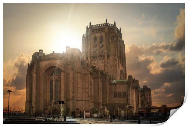 Liverpool Cathedral Print by Picture Wizard
