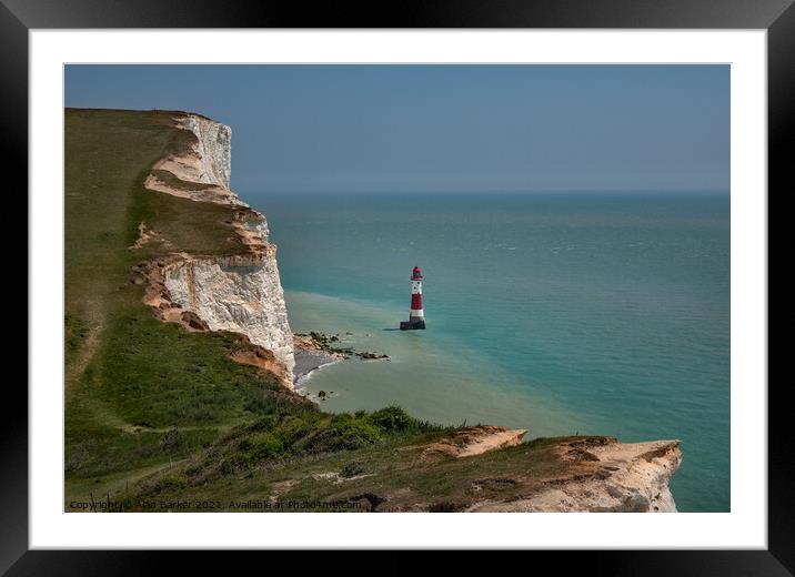 Beachy Head Lighthouse Framed Mounted Print by Alan Barker