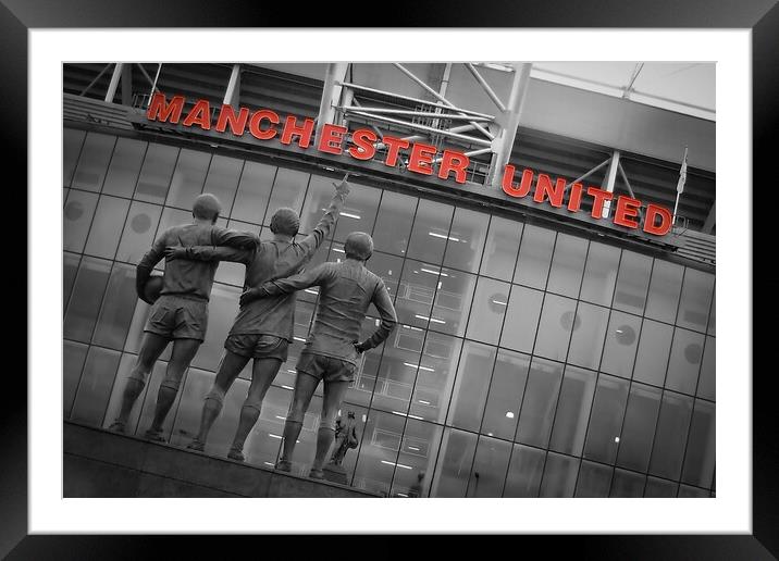 Old Trafford Framed Mounted Print by Picture Wizard
