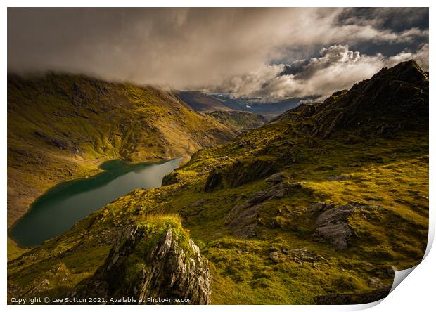 Glaslyn view Print by Lee Sutton