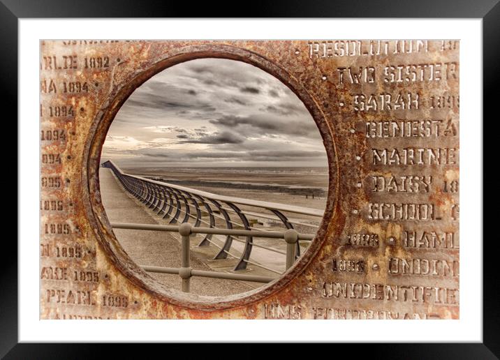 In Memory - Cleveleys Fylde Coast Lancashire  Framed Mounted Print by Glen Allen
