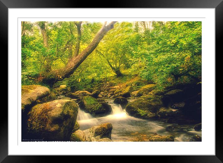 Aira force Framed Mounted Print by CHRIS ANDERSON