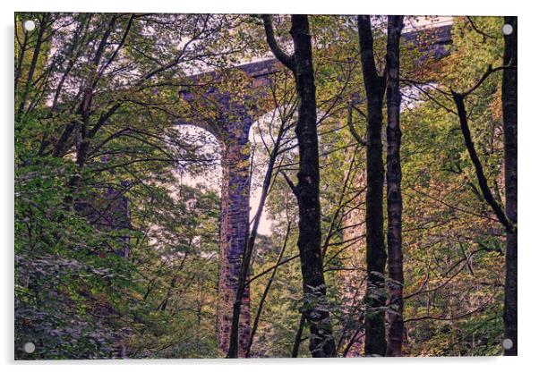 The concealed viaduct Acrylic by David McCulloch