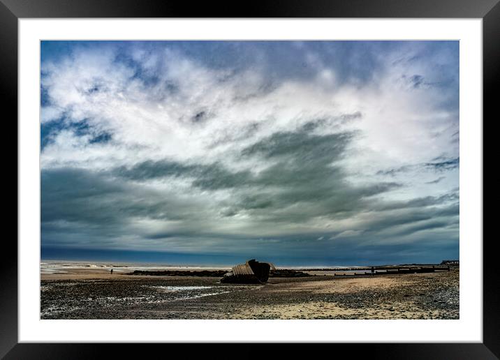 Mary's Shell under a Dramatic Sky Framed Mounted Print by Glen Allen