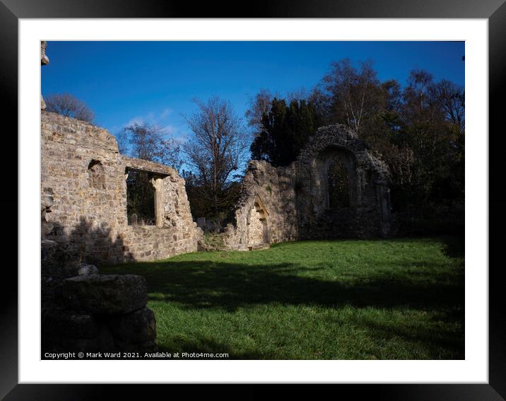 Old St Helens Church in Hastings. Framed Mounted Print by Mark Ward