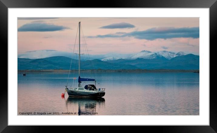 the still of winter Framed Mounted Print by Angela Lee