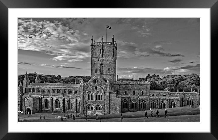 St David's Cathedral Framed Mounted Print by Joyce Storey