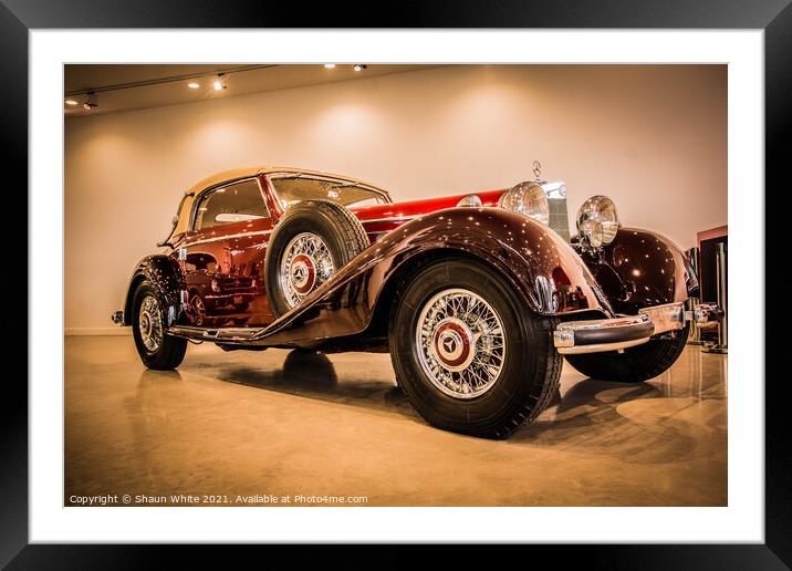 A Car Fit for a King 2 Framed Mounted Print by Shaun White