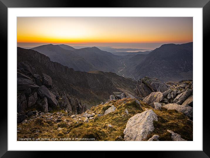 Outdoor mountain Framed Mounted Print by Lee Sutton