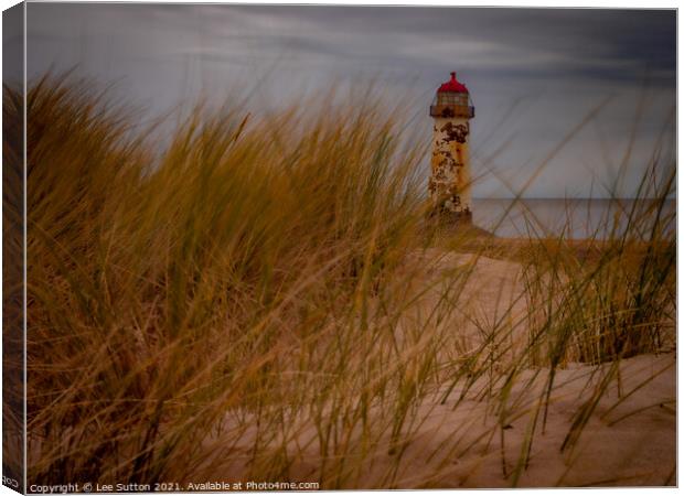 Point of Ayr Lighthouse Canvas Print by Lee Sutton