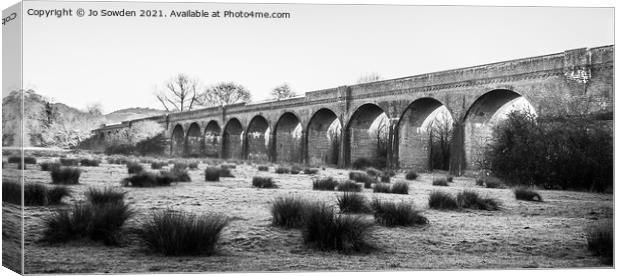 Hockley Viaduct Canvas Print by Jo Sowden