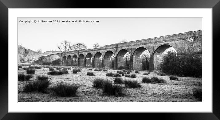 Hockley Viaduct Framed Mounted Print by Jo Sowden