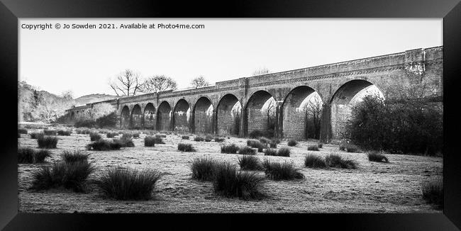 Hockley Viaduct Framed Print by Jo Sowden