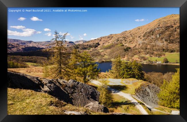 Rydal Water Lake District Framed Print by Pearl Bucknall