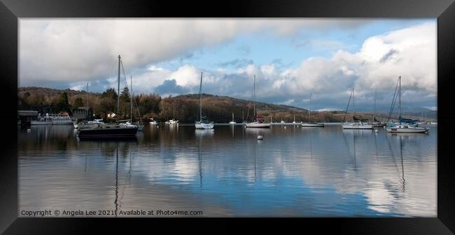Windermere reflections Framed Print by Angela Lee